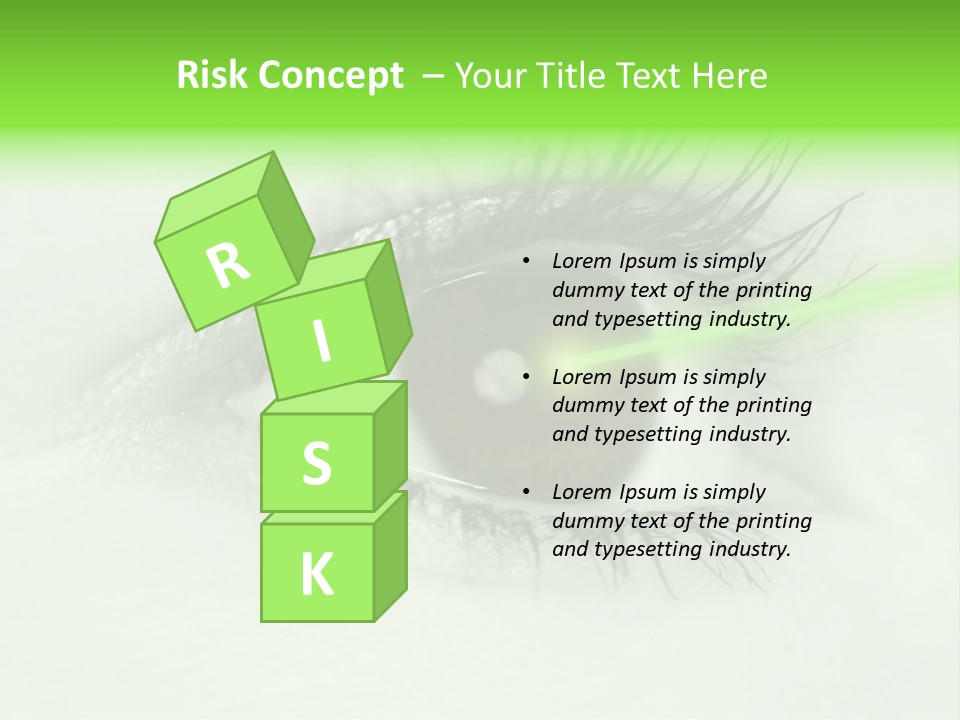 Eye Surgery Hospital Beam PowerPoint Template