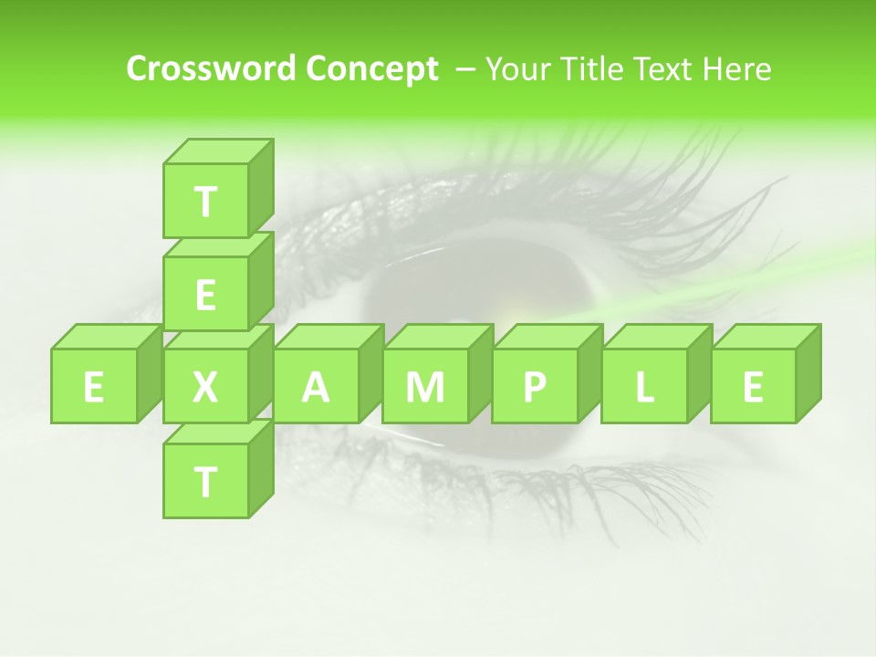 Eye Surgery Hospital Beam PowerPoint Template