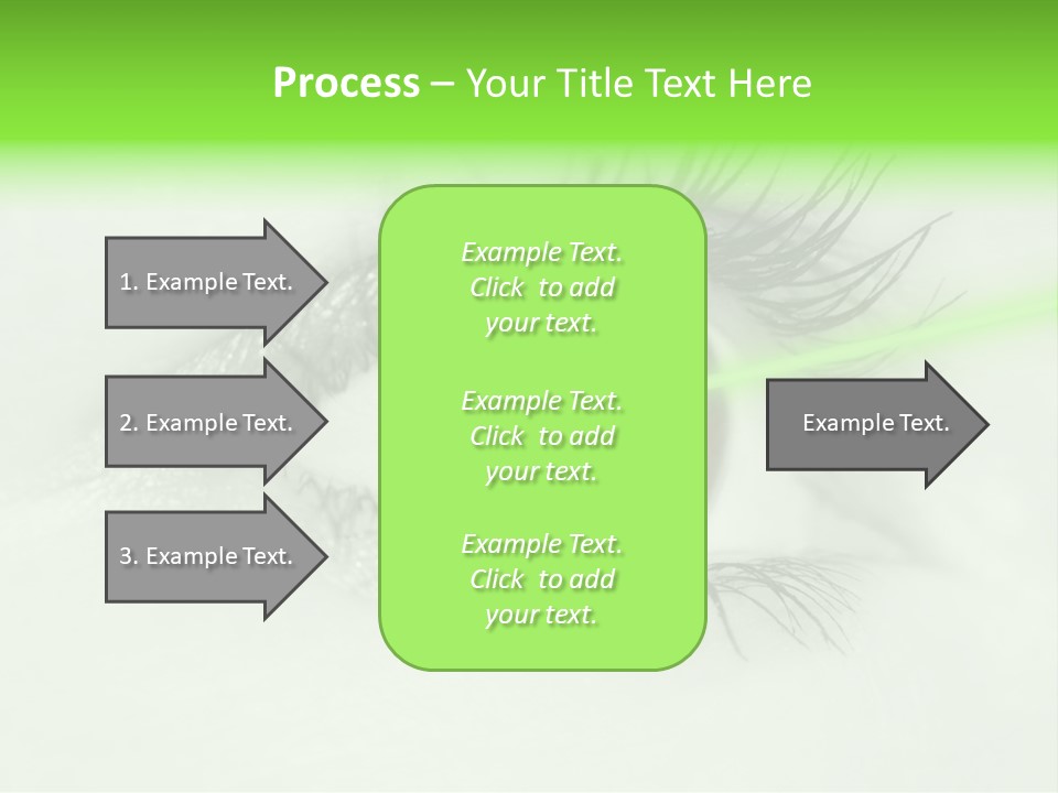 Eye Surgery Hospital Beam PowerPoint Template