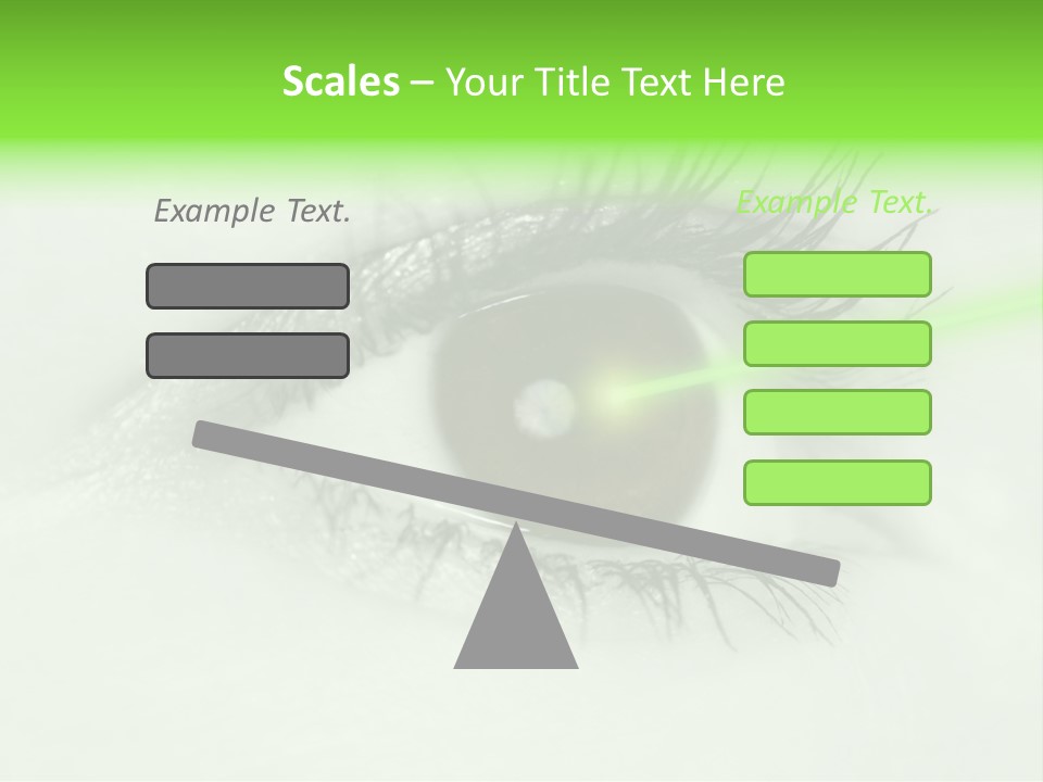 Eye Surgery Hospital Beam PowerPoint Template