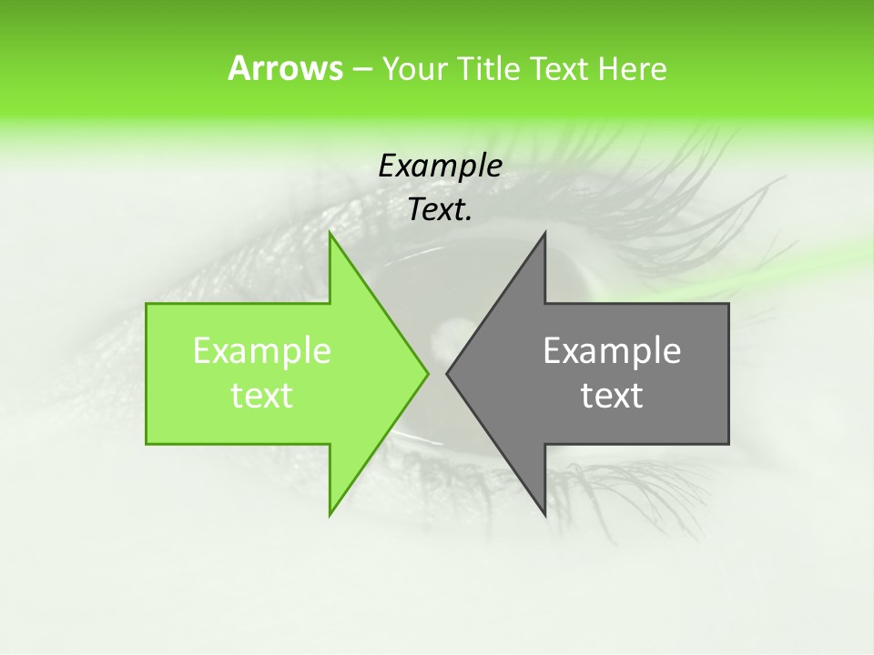 Eye Surgery Hospital Beam PowerPoint Template
