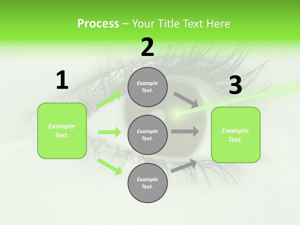 Eye Surgery Hospital Beam PowerPoint Template