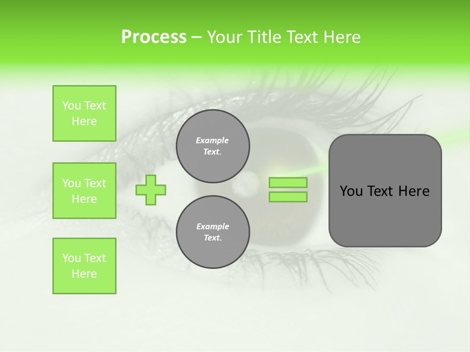 Eye Surgery Hospital Beam PowerPoint Template