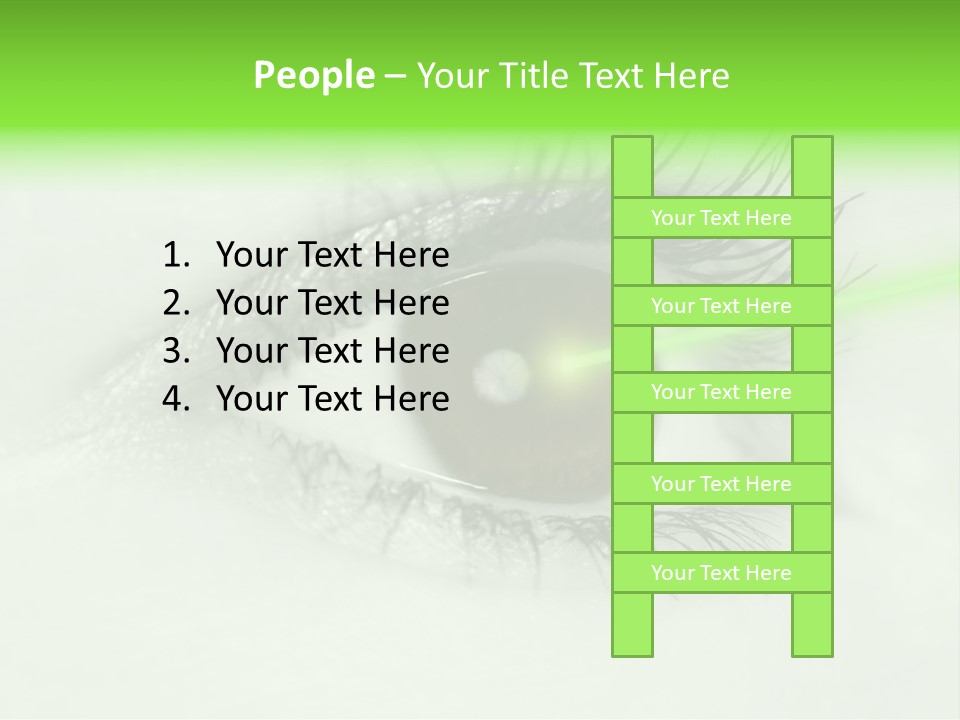 Eye Surgery Hospital Beam PowerPoint Template