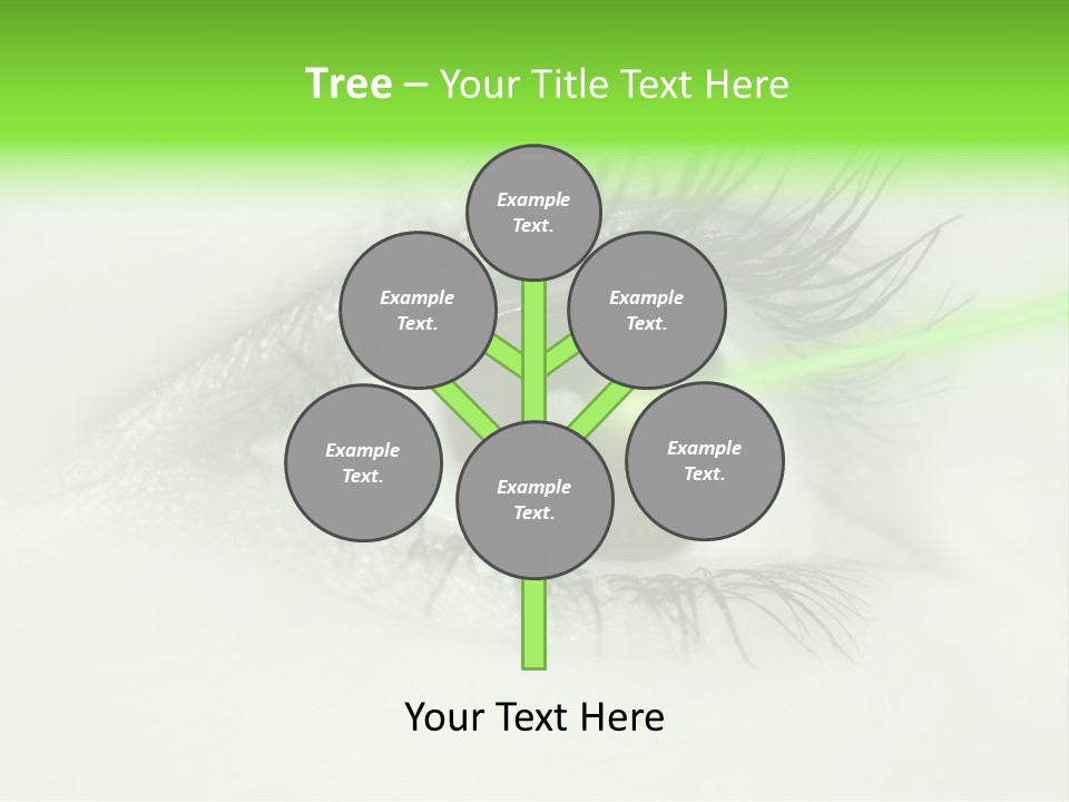 Eye Surgery Hospital Beam PowerPoint Template