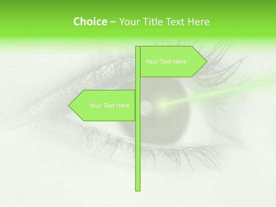 Eye Surgery Hospital Beam PowerPoint Template