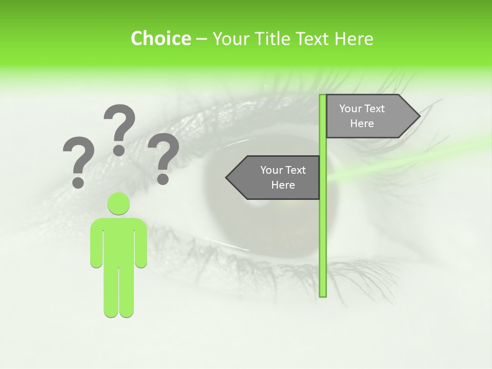 Eye Surgery Hospital Beam PowerPoint Template