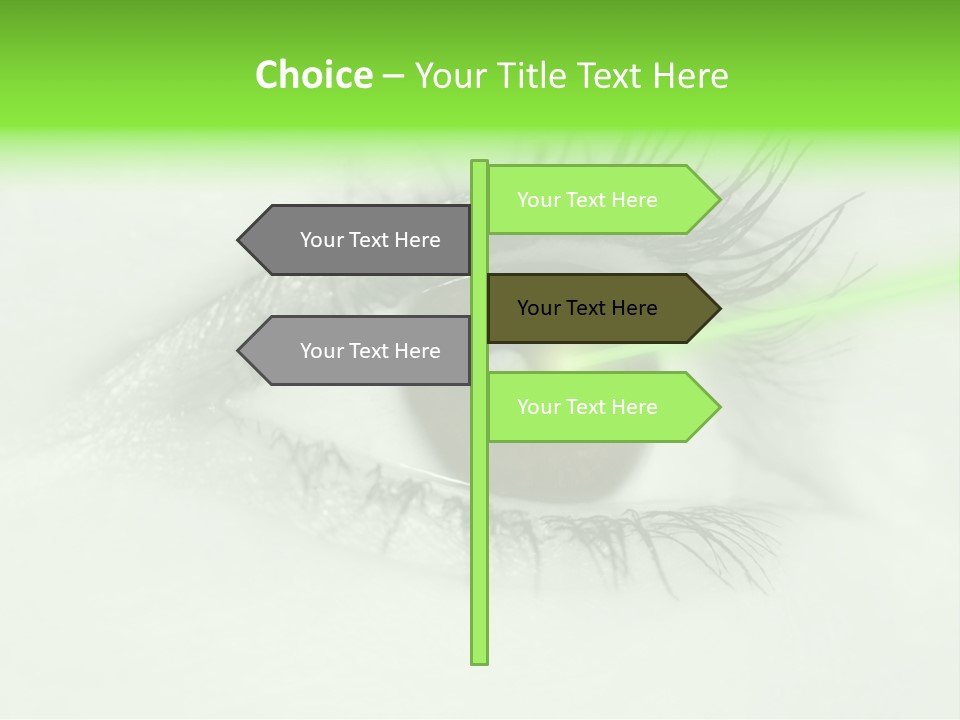 Eye Surgery Hospital Beam PowerPoint Template