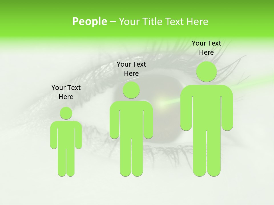 Eye Surgery Hospital Beam PowerPoint Template