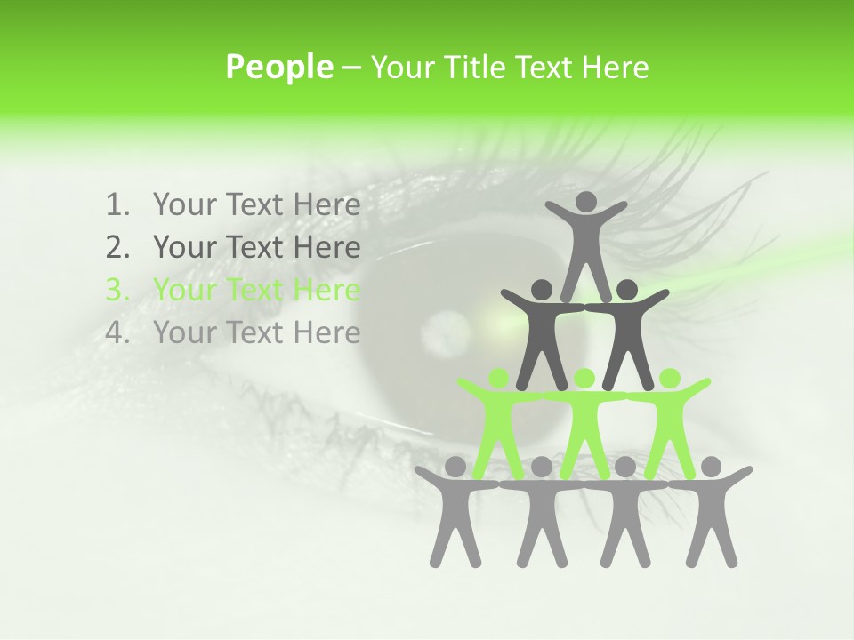 Eye Surgery Hospital Beam PowerPoint Template