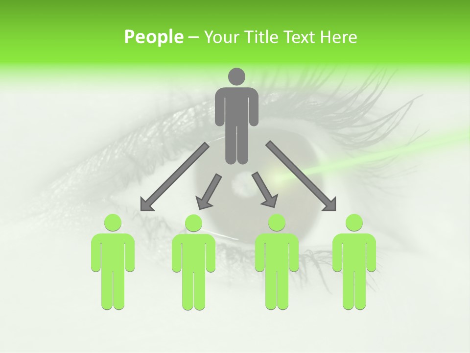 Eye Surgery Hospital Beam PowerPoint Template