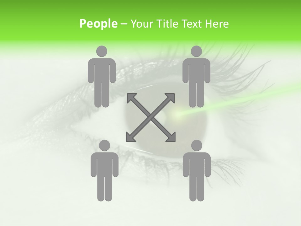 Eye Surgery Hospital Beam PowerPoint Template