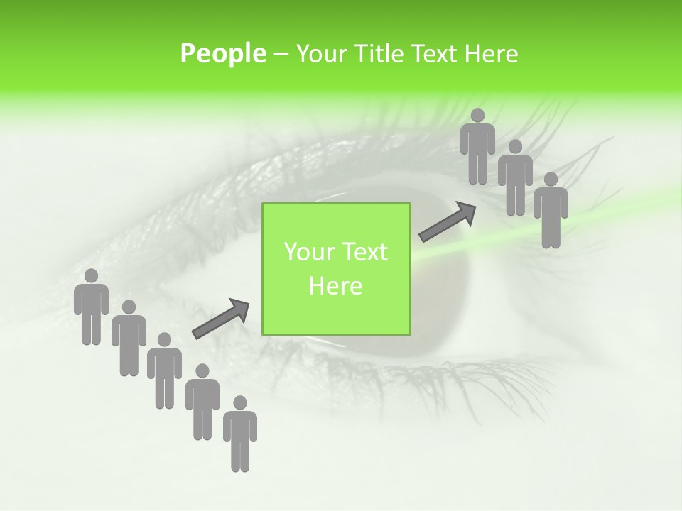 Eye Surgery Hospital Beam PowerPoint Template