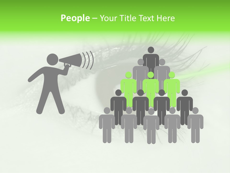 Eye Surgery Hospital Beam PowerPoint Template