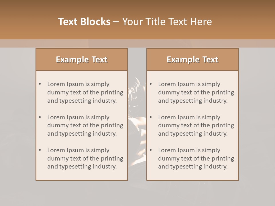 Color Image Bamboo Hygiene PowerPoint Template
