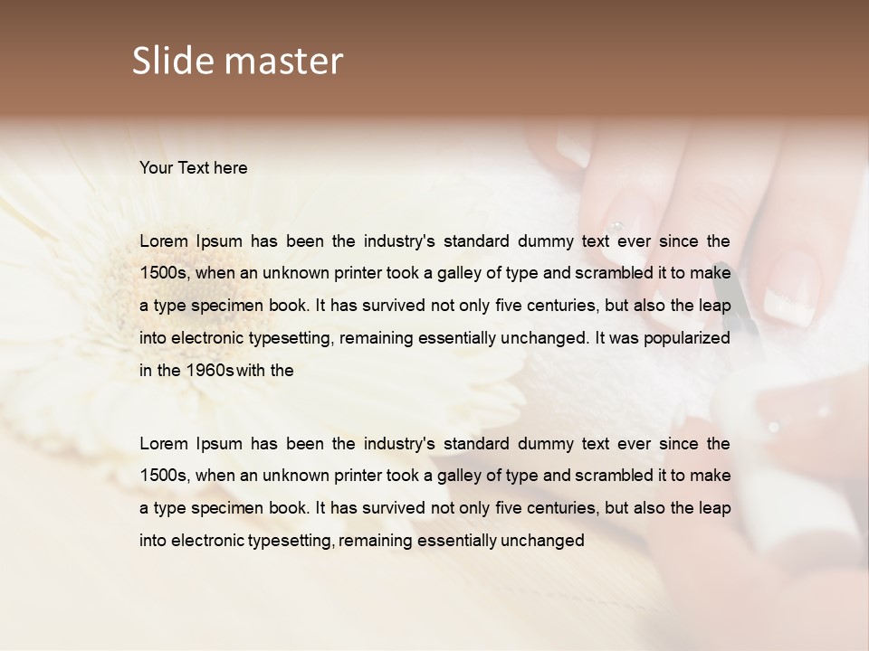 Color Image Bamboo Hygiene PowerPoint Template