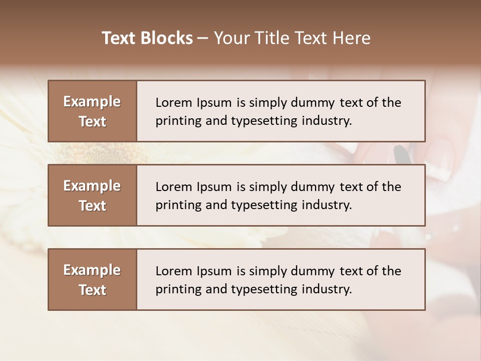 Color Image Bamboo Hygiene PowerPoint Template