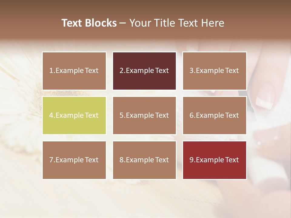 Color Image Bamboo Hygiene PowerPoint Template