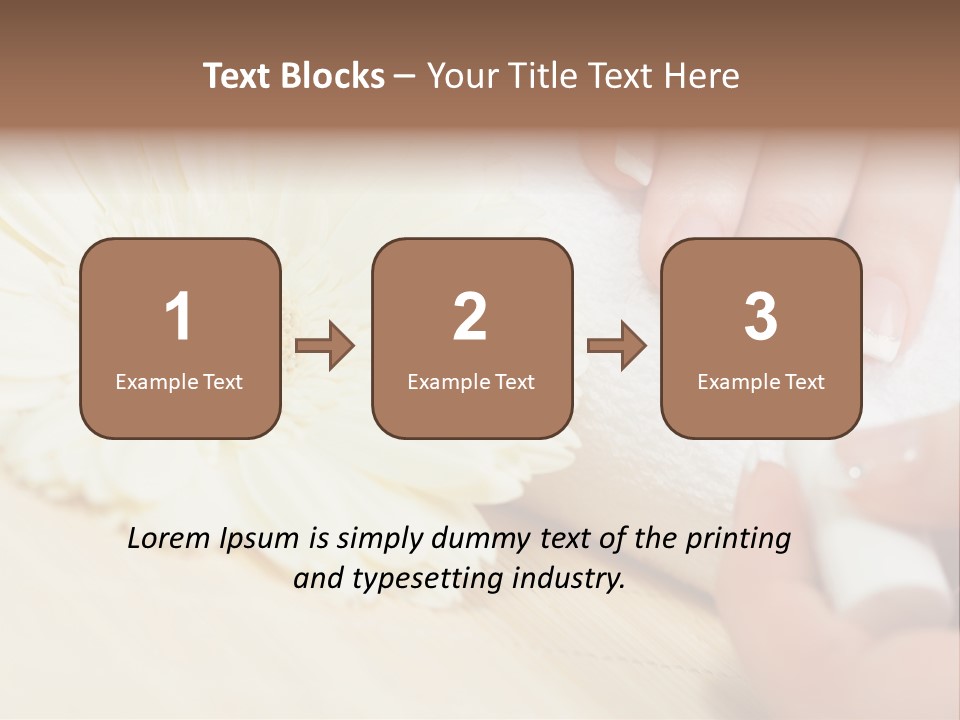 Color Image Bamboo Hygiene PowerPoint Template