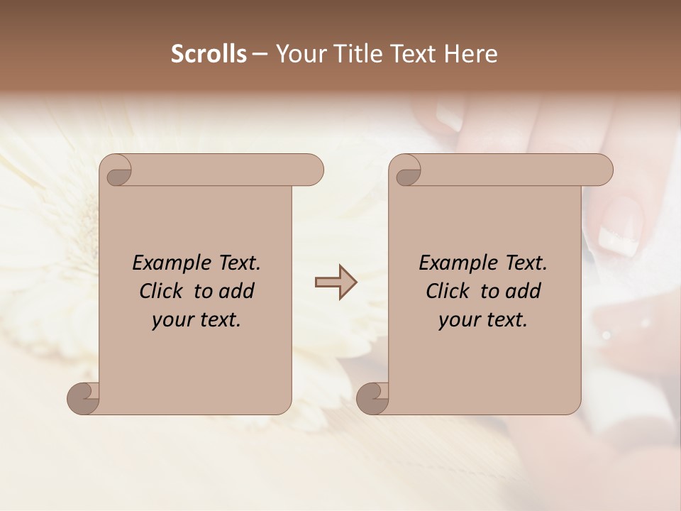 Color Image Bamboo Hygiene PowerPoint Template