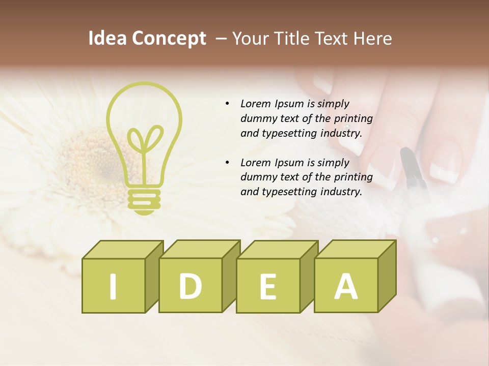 Color Image Bamboo Hygiene PowerPoint Template