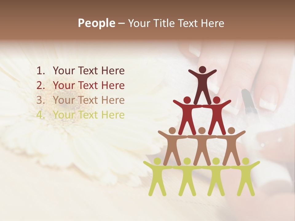 Color Image Bamboo Hygiene PowerPoint Template