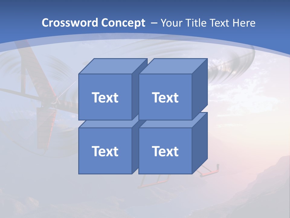 View Airborne Vehicle PowerPoint Template