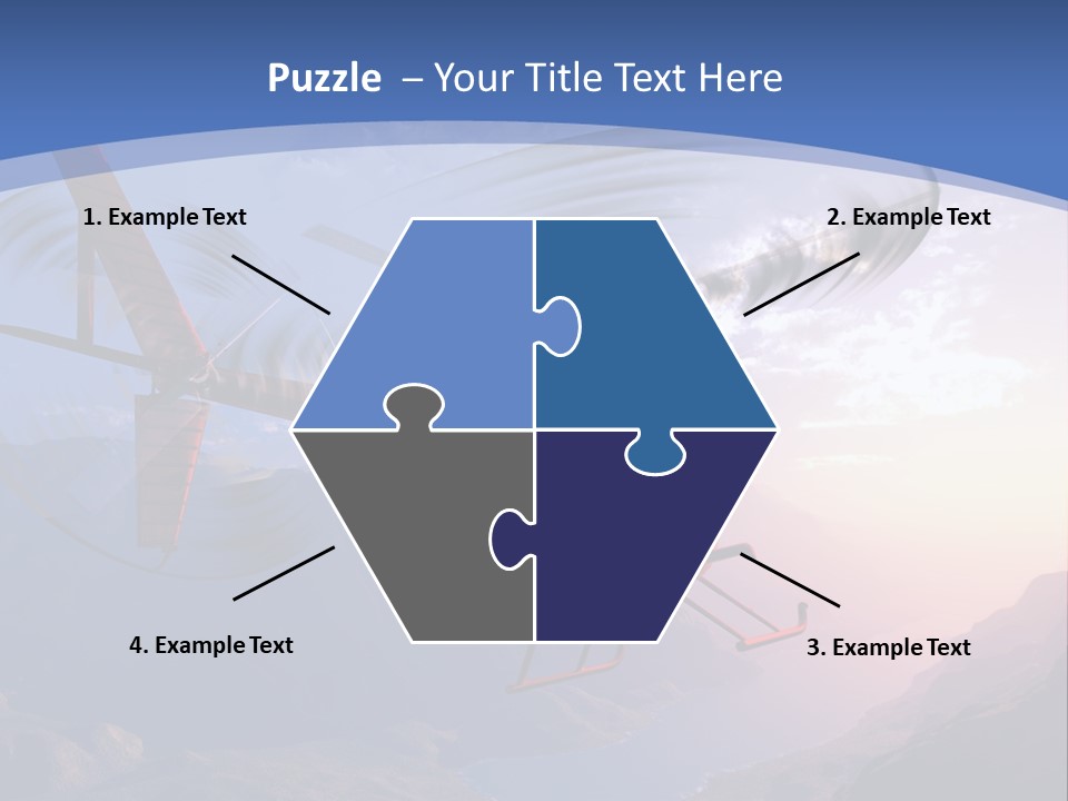 View Airborne Vehicle PowerPoint Template