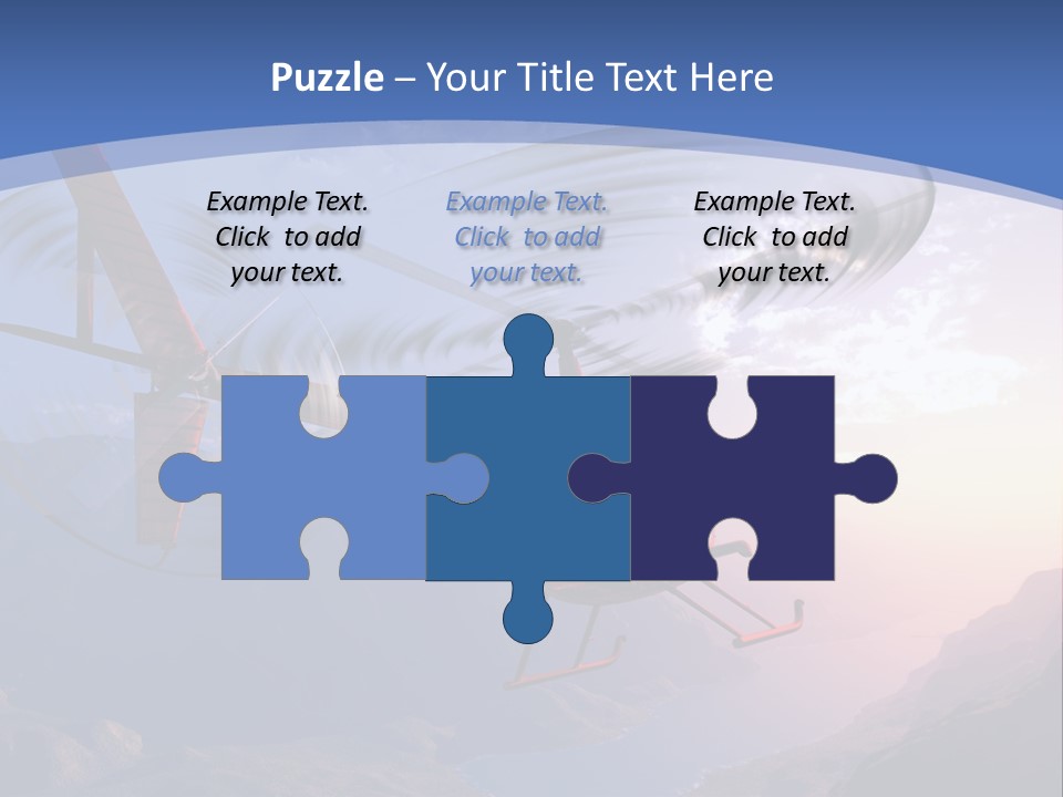 View Airborne Vehicle PowerPoint Template