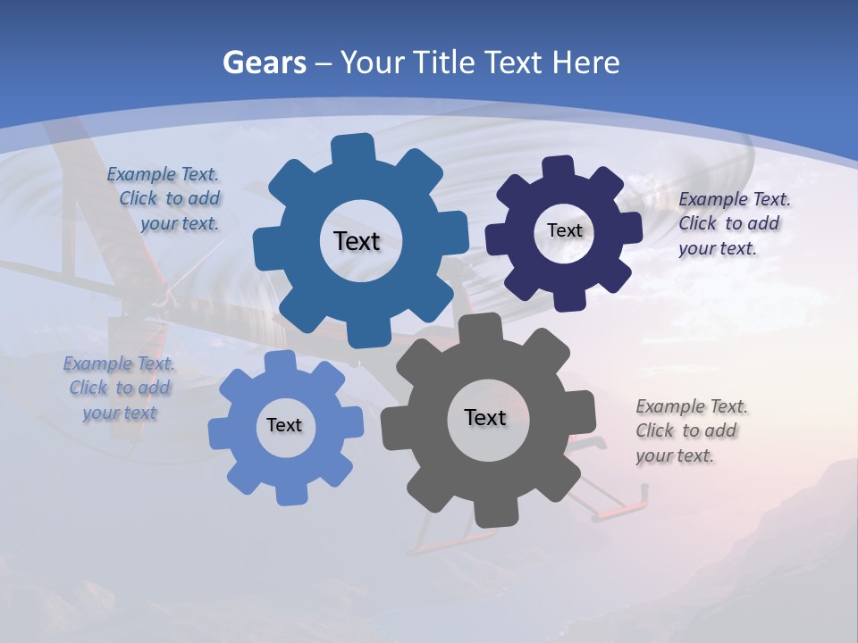 View Airborne Vehicle PowerPoint Template