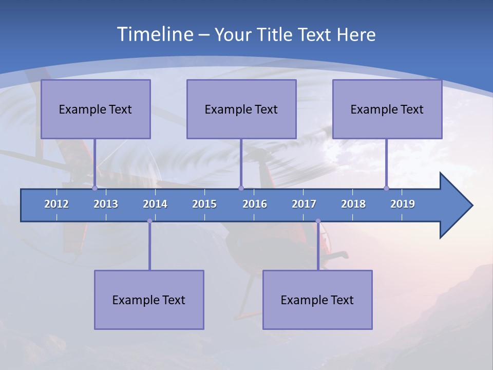 View Airborne Vehicle PowerPoint Template