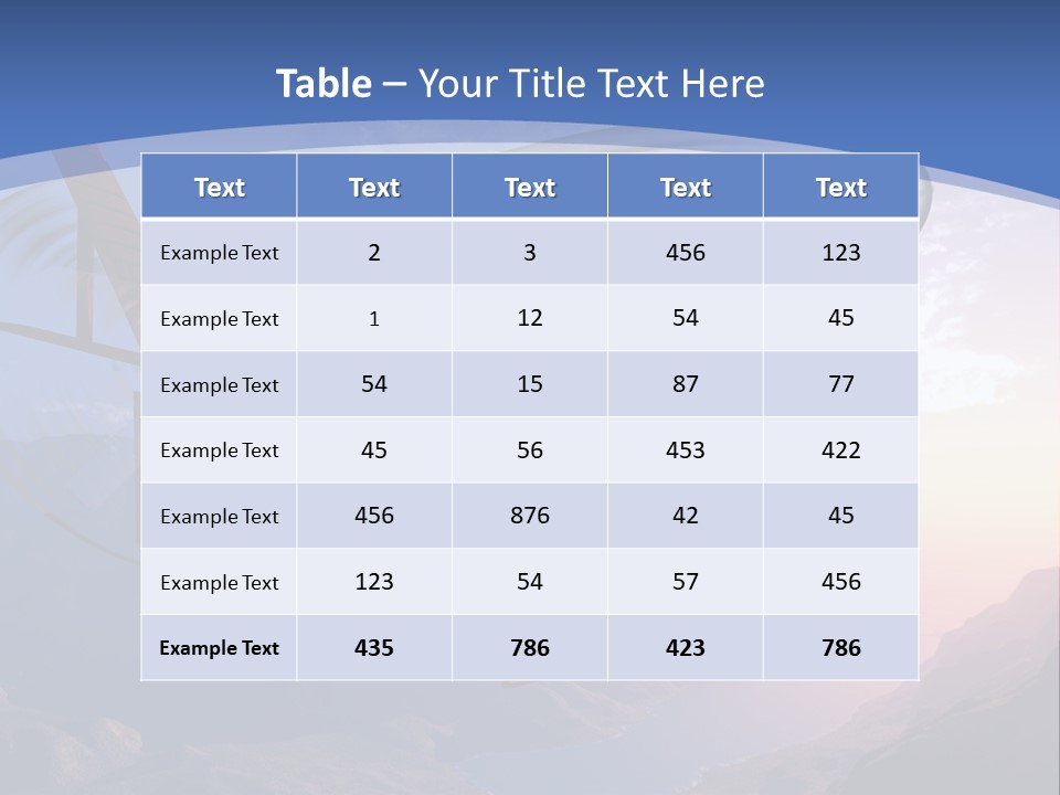 View Airborne Vehicle PowerPoint Template