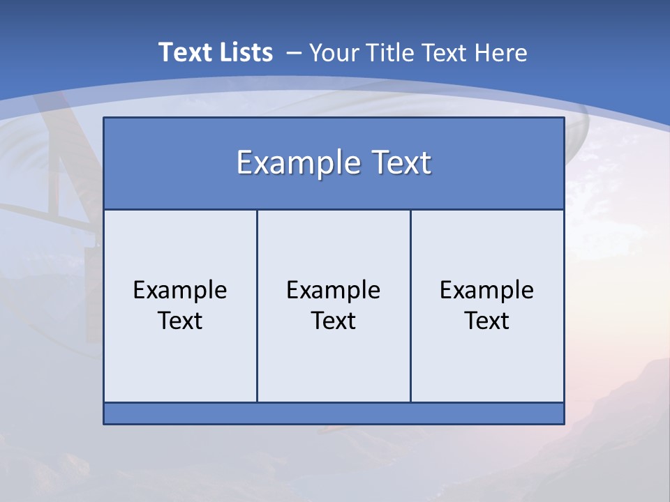 View Airborne Vehicle PowerPoint Template