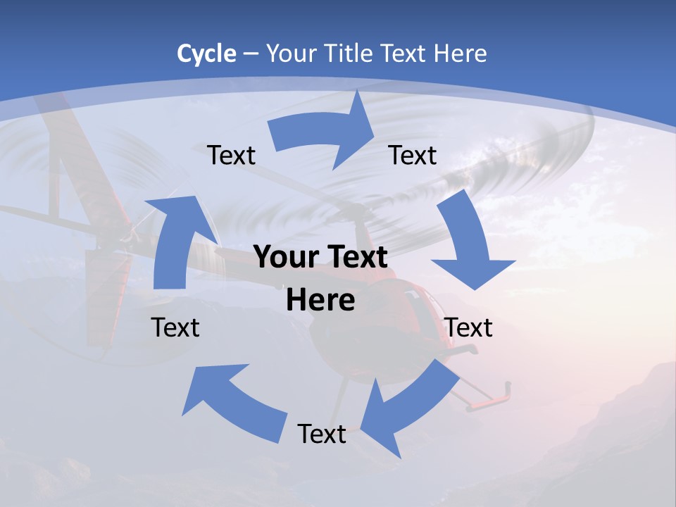 View Airborne Vehicle PowerPoint Template