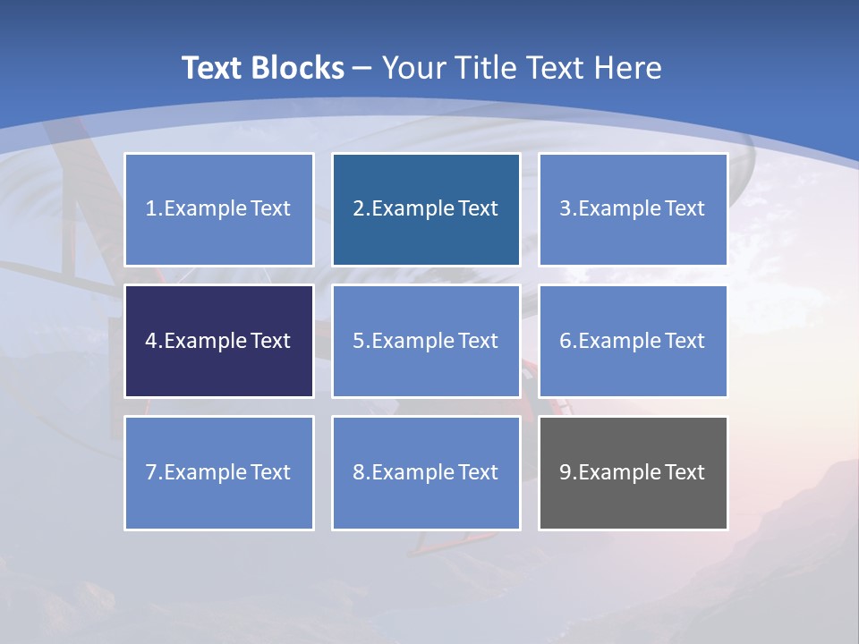 View Airborne Vehicle PowerPoint Template