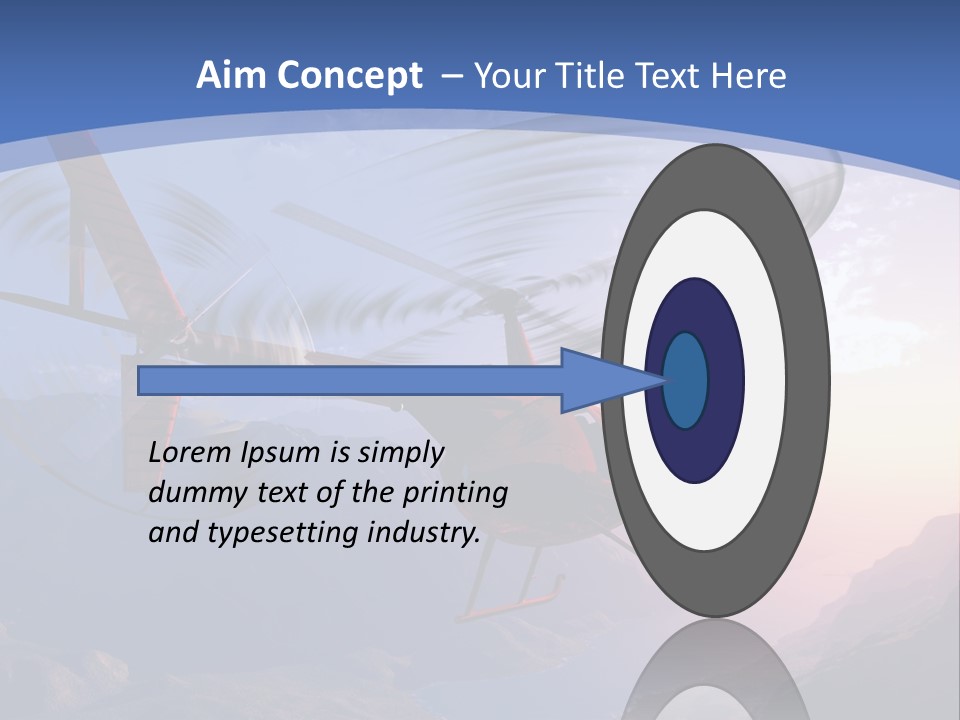 View Airborne Vehicle PowerPoint Template