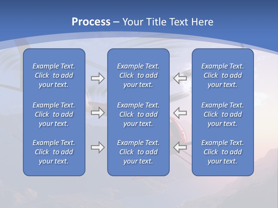 View Airborne Vehicle PowerPoint Template