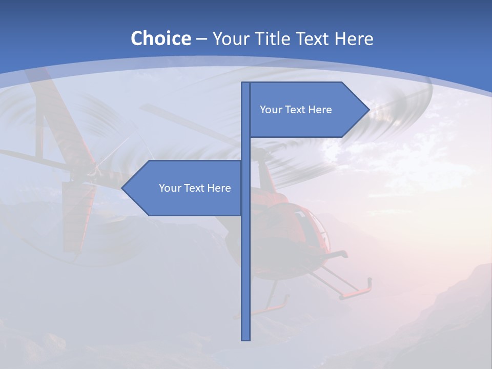 View Airborne Vehicle PowerPoint Template