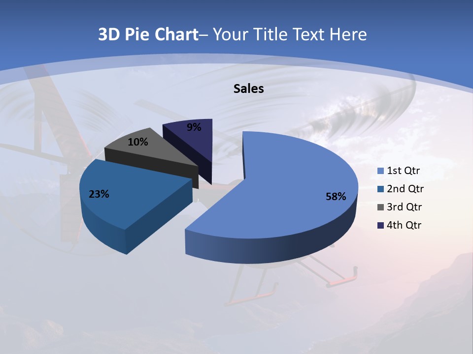 View Airborne Vehicle PowerPoint Template