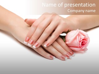 Human Background Pink PowerPoint Template