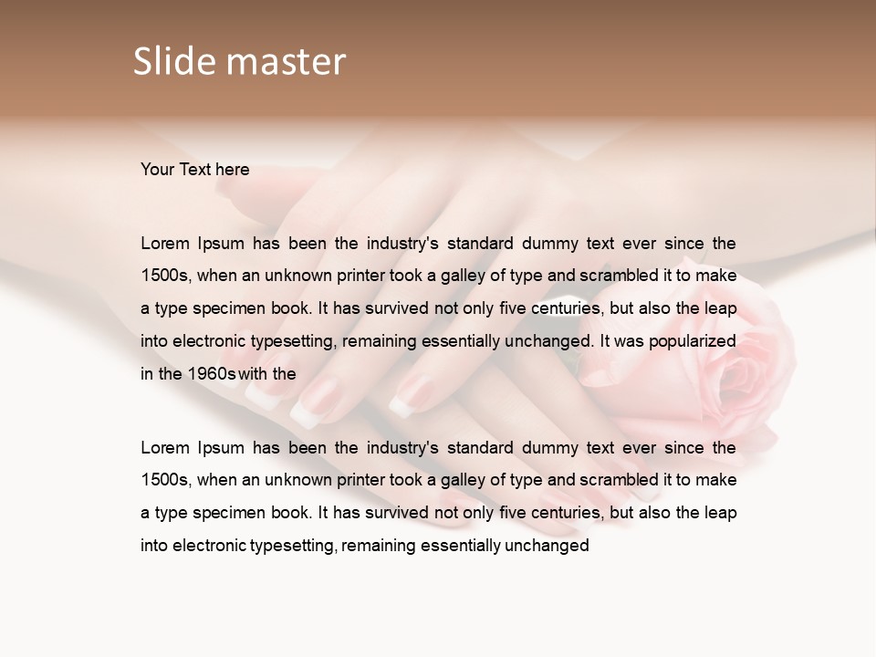 Human Background Pink PowerPoint Template