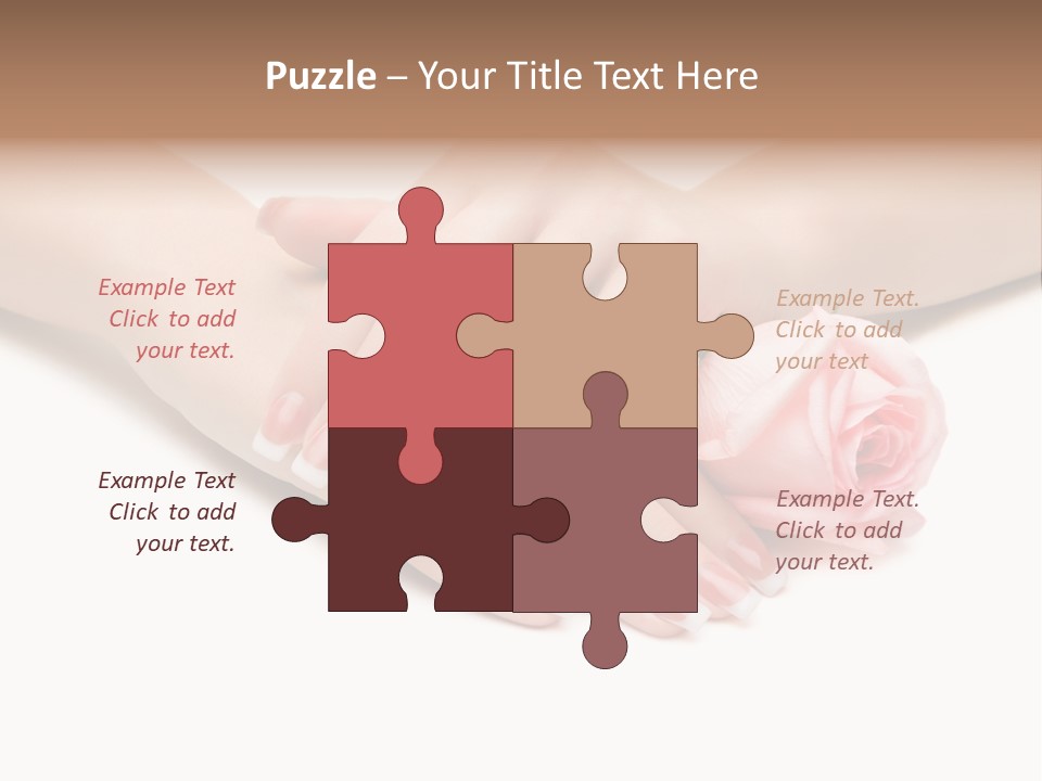 Human Background Pink PowerPoint Template