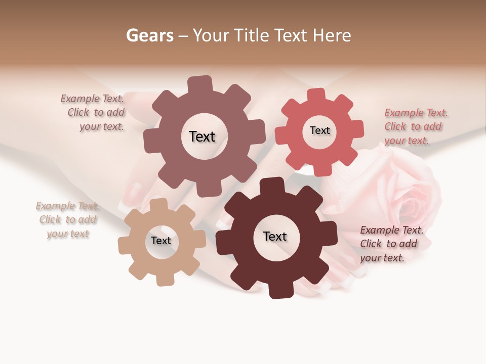 Human Background Pink PowerPoint Template