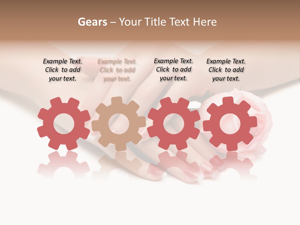 Human Background Pink PowerPoint Template