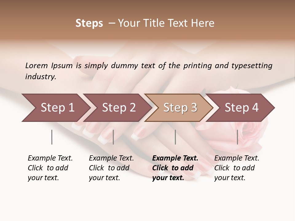 Human Background Pink PowerPoint Template