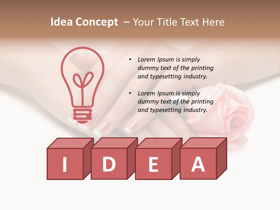 Human Background Pink PowerPoint Template