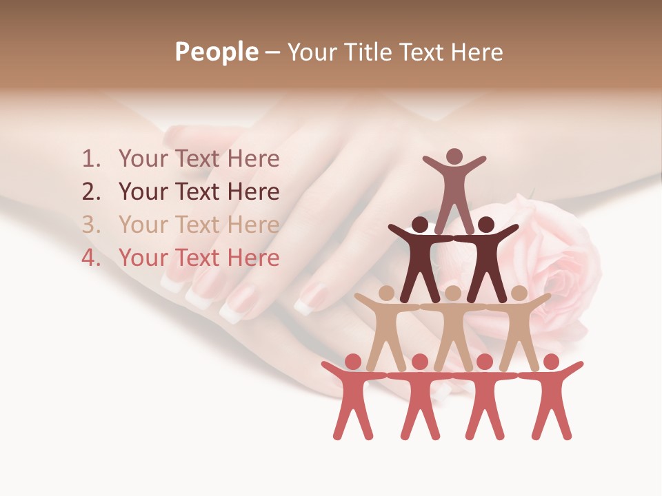 Human Background Pink PowerPoint Template