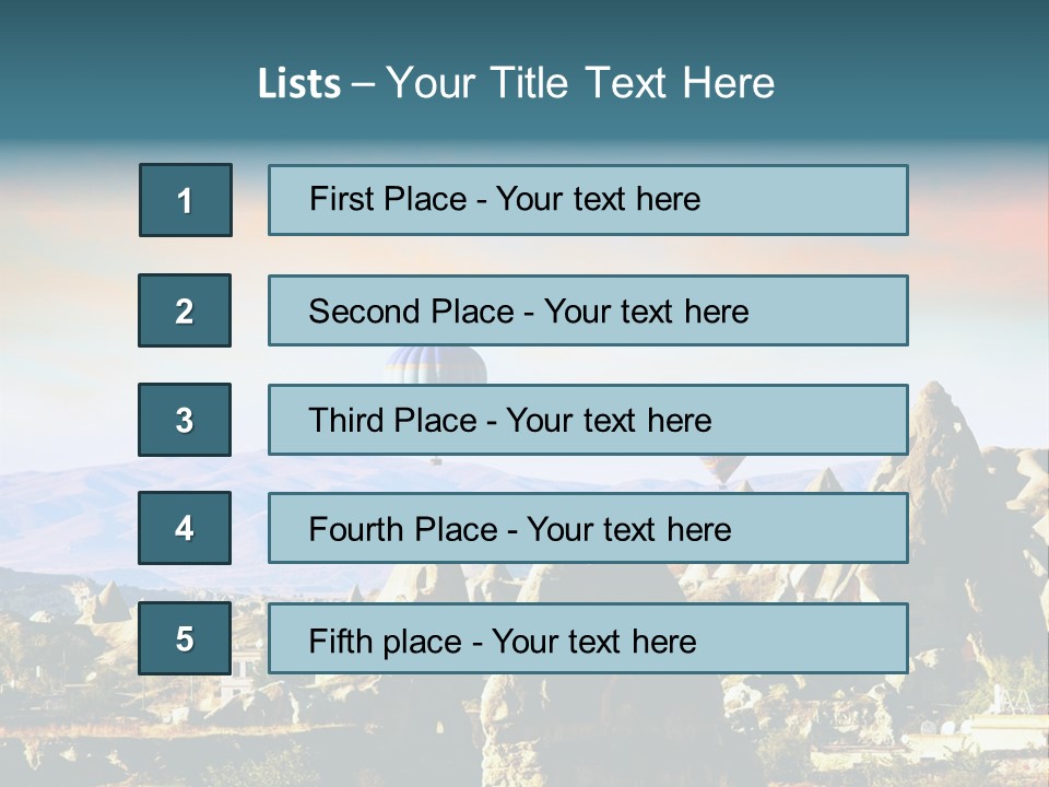 Turkey Limestone Sandstone PowerPoint Template