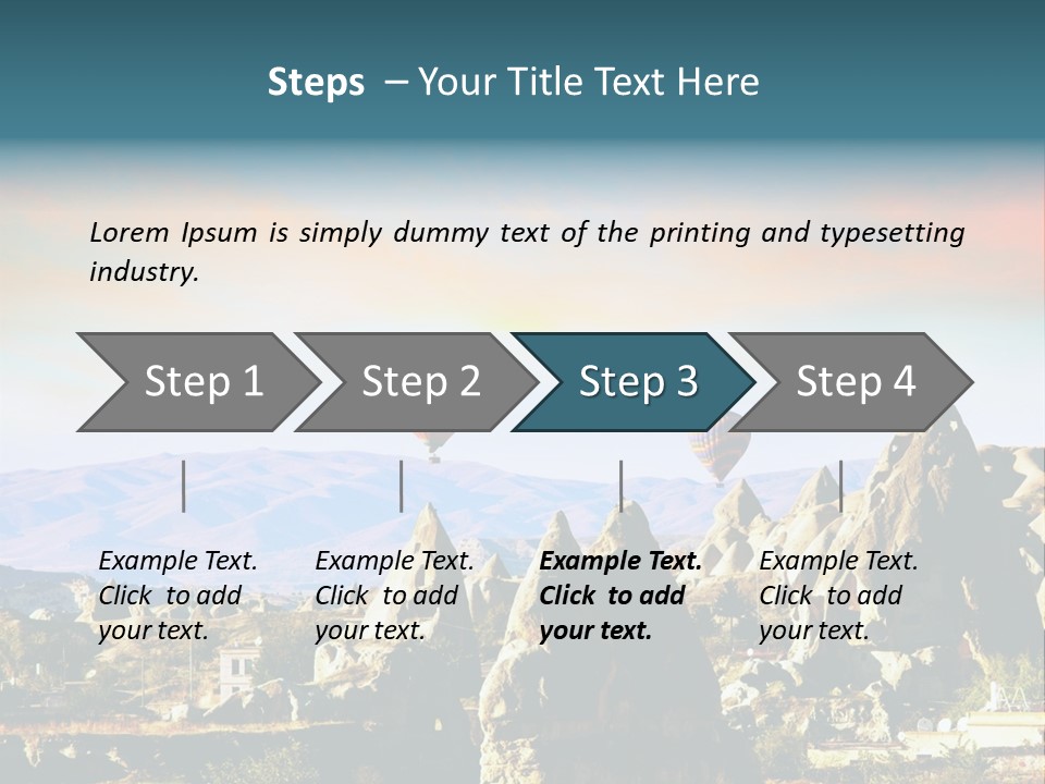 Turkey Limestone Sandstone PowerPoint Template