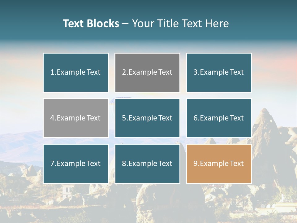 Turkey Limestone Sandstone PowerPoint Template